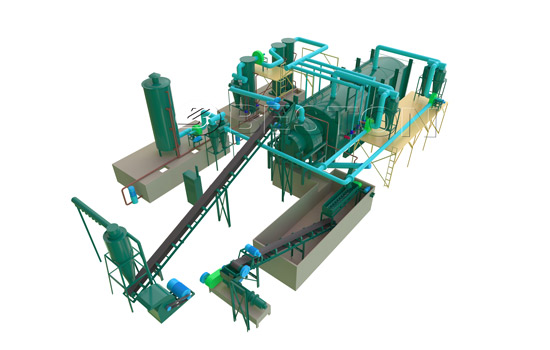 Sugarcane Bagasse Charcoal Machine