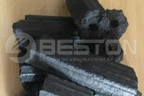 Charcoal Made by Beston Charcoal Making Machine